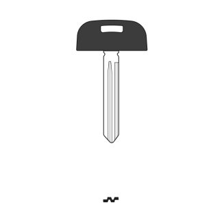RB1057 - HYUNDAI HY-11.P4C1 KEYLESS BODY KEY BLADE
