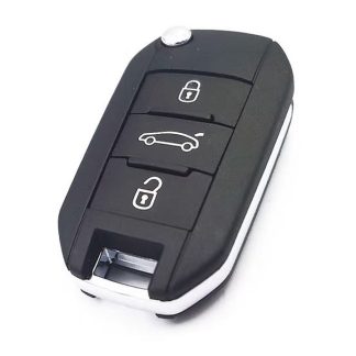 RMCIT008 - CITROEN 3 BUTTON FLIP REMOTE ID46 433MHZ VA2