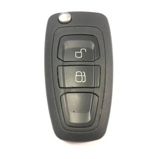 RMFOR016 - FORD 2 BUTTON FLIP REMOTE FSK 4D63 CHIP 80BIT 433MHZ / HU101