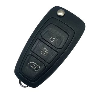 RMFOR023 - GENUINE/OEM FORD TRANSIT 3 BUTTON FLIP REMOTE ID/4D63 80 BIT HU101 (SOME MACHINES WILL READ AS ID83)