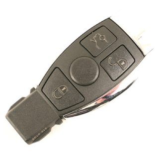 RMMER003 - MERCEDES 3 BUTTON REMOTE WITH KEY BLADE FOR ZEDFULL PLUS EZS AFTERMARKET MERCEDES REMOTE HVRMEAMERC/BZR119+/MER4C