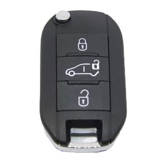 RMPEU030 - PEUGEOT/CITROEN/TOYOTA 3 BUTTON FLIP REMOTE ID4A AES FSK