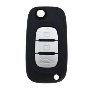 RMREN021 - RENAULT/MERCEDES SMART 3 BUTTON FLIP REMOTE ID4A PCF7961A VA2