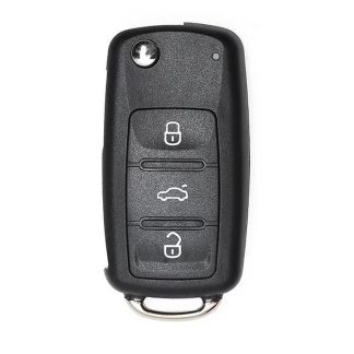 RMVAG020 - VAG 3 BUTTON FLIP REMOTE ID49 (5K0837202BH) TRANSPORTER HU66