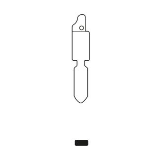 TP627 - NE78 PEB9 PEUGEOT FLIP BLADE PEU-2C1 607