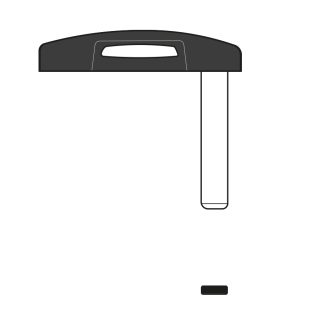 TP629 - REB11 4 BUTTON CARD RENAULT BLADE