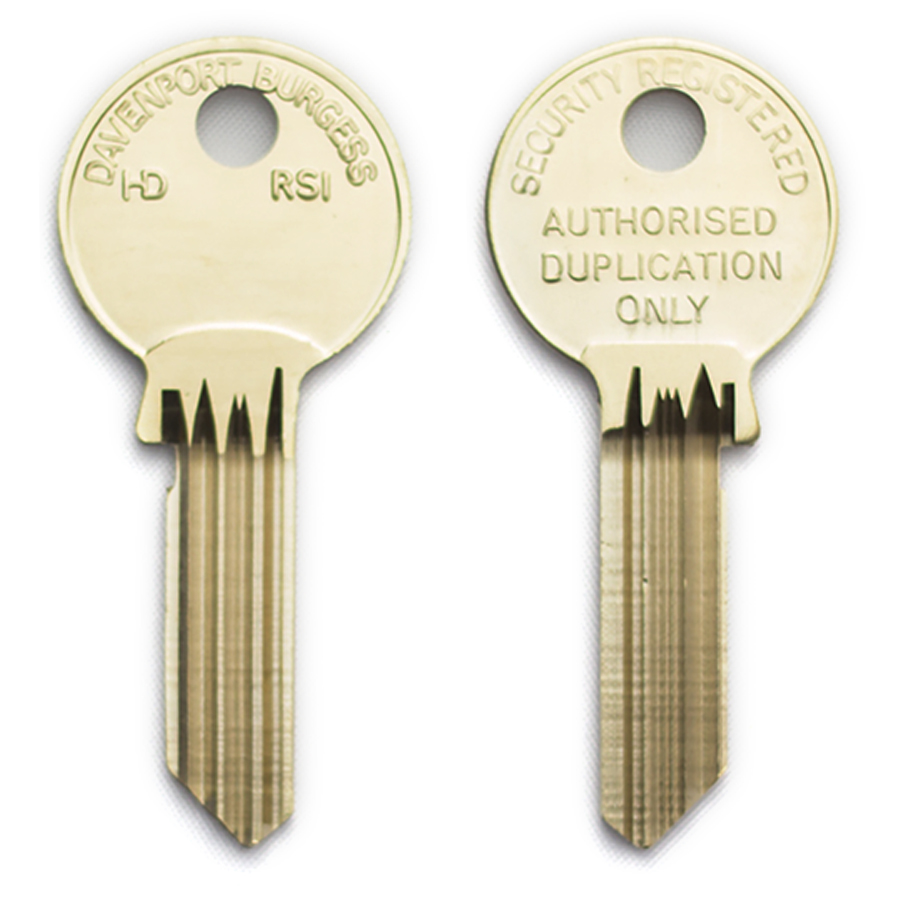 UK3 - RS1 5 PIN DIFFER KEY ONLY CUT TO CODE