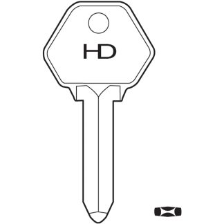 XHV231 - SILCA MTK24P 115 INTERACTIVE DIMPLE KEY BLANK TO SUIT MUL-T-LOCK REVERSE PROFILE USED ONLY IN MASTER SUITED LOCKS (Copy)
