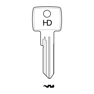 XGC155 - GENUINE ISEO F6 E-I19 S-IE29 J-IS-17D CYLINDER KEY BLANK