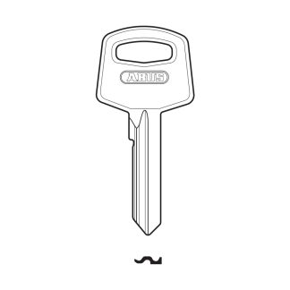 XGC159 - 7240 ABUS PADLOCK KEY BLANK RH6