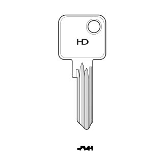 XH1217 - S-AB61 E-C37R K-ABU61S CYL BLK ABUS CISA