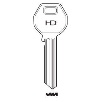 XH1253 - ALF-4 ALFA CYLINDER KEY BLANK