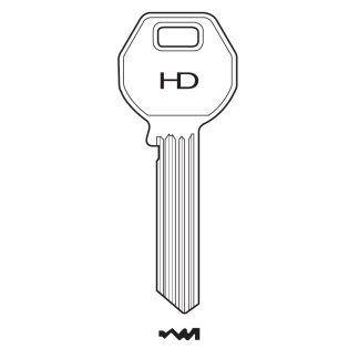 XH1258 - ALF-10 ALFA CYLINDER KEY BLANK