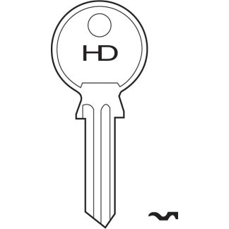 XH134 - SILCA SE3R ST4 SELECT 5 PIN CYLINDER KEY BLANK (CAN USE FOR XH136)