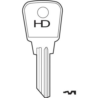 XH184 - SILCA YA19R YALE CYLINDER BLK