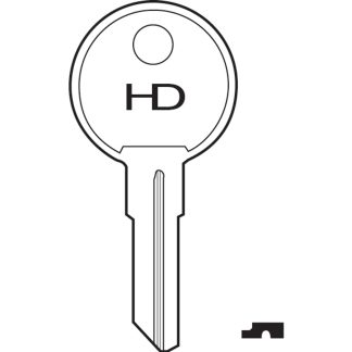 XH429 - SILCA HW3 HUWIL CYLINDER BLANK