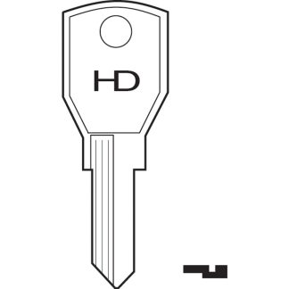 XH480 - SILCA AGA2R AGA CYLINDER BLANK