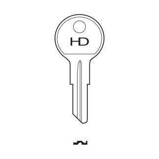 XH521 - SILCA HD1R HUDSON CYLINDER BLK