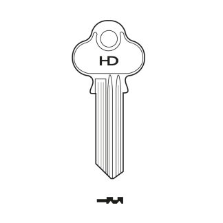 XH687 - SILCA HO1R HORSE CYLINDER BLK
