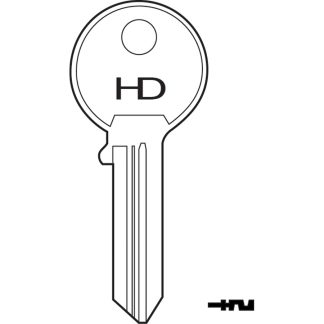 XH779 - SILCA IE13 ISEO CYLINDER BLANK
