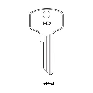 XH944 - DM12-26 SILCA DOM BLANK