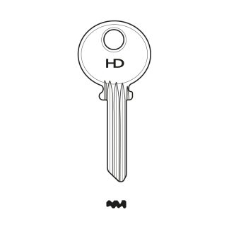XH985 - MD8R SILCA MEDECO BLANK