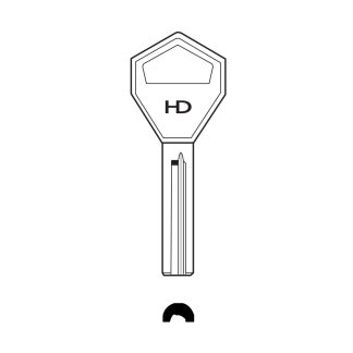 XHV035 - XHV035 AY18 ABLOY BLANK