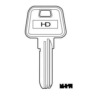 XHV132 - AZ8 AZBE DIMPLE KEY BLANK
