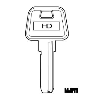 XHV133 - AZ16 AZBE DIMPLE KEY BLANK