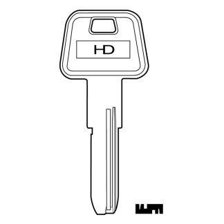 XHV134 - AZ17 AZBE DIMPLE KEY BLANK