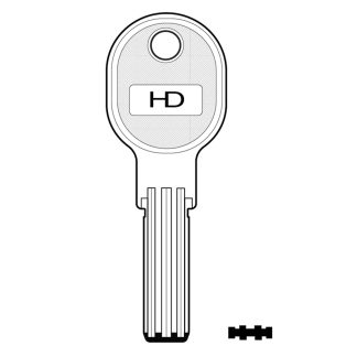 XHV135 - CAY2 CAYS DIMPLE KEY BLANK