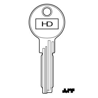 XHV136 - C25T CISA DIMPLE KEY BLANK