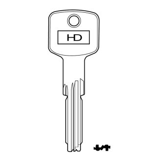 XHV142 - C40L CISA DIMPLE KEY BLANK