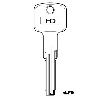 XHV148 - CI-73 CISA DIMPLE KEY BLANK