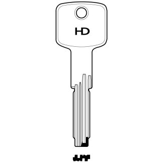 XHV149 - C25L CISA DIMPLE KEY BLANK