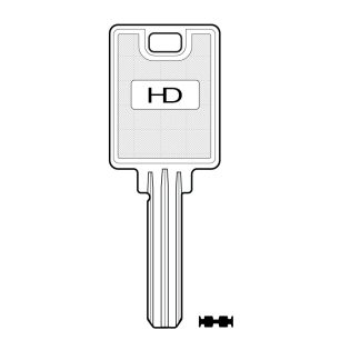 XHV157 - DO7 DOMUS DIMPLE KEY BLANK