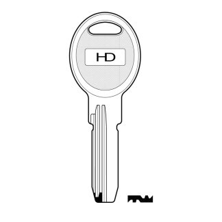 XHV168 - KAL11 KALE DIMPLE KEY BLANK