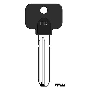 XHV170 - MLT10RP76 MUL-T-LOCK DIMPLE KB