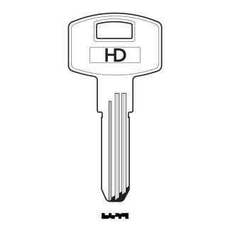 XHV175 - TE-T11 TESA DIMPLE KEY BLANK