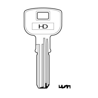 XHV176 - TS21 TESA DIMPLE KEY BLANK