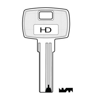 XHV178 - TOV1 TOVER DIMPLE KEY BLANK