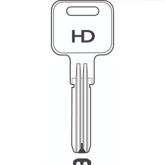 XHV217 - MASL-1 MSL1 MASTER LOCK DIMPLE KEY BLANK