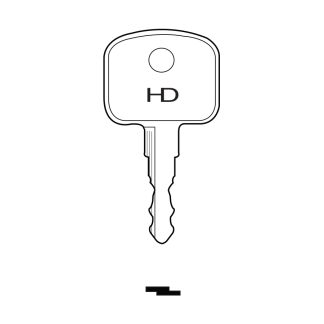 C416 - B6 BOMAG PRE CUT KEY