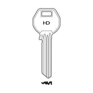 XH1250 - ALF-1 ALFA CYLINDER KEY BLANK