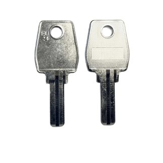 XH1348 - SILCA EU24 DIMPLE KEY BLANK TO SUIT EURO LOCKS CYLINDERS/EUROLOCKS PICK UP/TRUCKMAN/CANOPIES/CARAVAN
