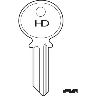 XH192 - SILCA YYA YALE CYLINDER BLANK
