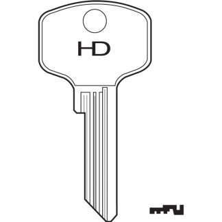 XH226 - SILCA DM66 DOM CYLINDER