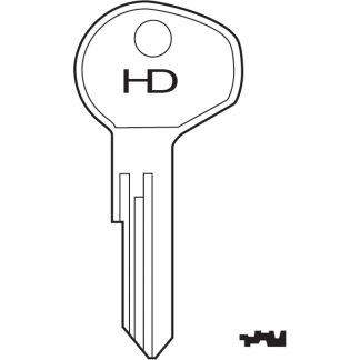 XH324 - SILCA DM106 DOM CYLINDER BLANK