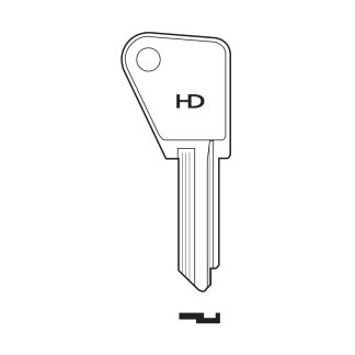 XH449 - SILCA BD4R BRICARD CYLINDER