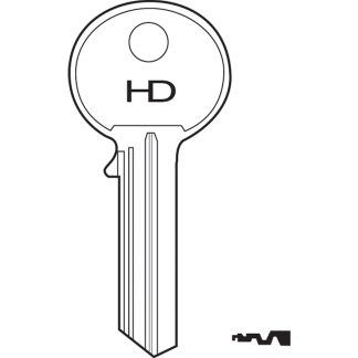 XH463 - SILCA AB6 ABUS CYLINDER BLANK